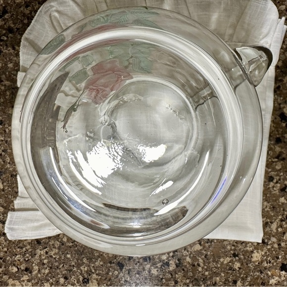 PASABAHCE, VINTAGE, CLEAR CRYSTAL PITCHER FROM THE EUROPEAN COLLECTION - Picture 6 of 12